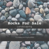 Roches Pour Vendre Véhicule Annonce Sticker (Devant)