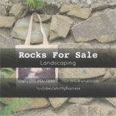 Roches Pour Vendre Véhicule Annonce Sticker (Devant)