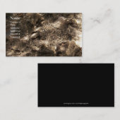 Roches sous-marines - cartes de visite (Devant / Derrière)