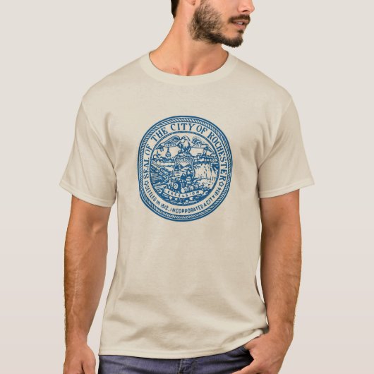 Rochester Blue Seal T-Shirt - Light (Voorkant)