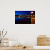 Rochester en de Douglass-Anthony Bridge Poster (Keuken)