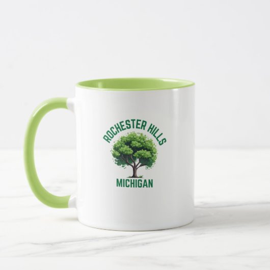 Rochester Hills Michigan Coffee Mug (Gauche)
