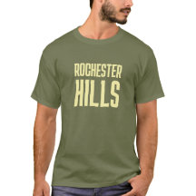 Rochester Hills Michigan Gedrukte T-Shirt