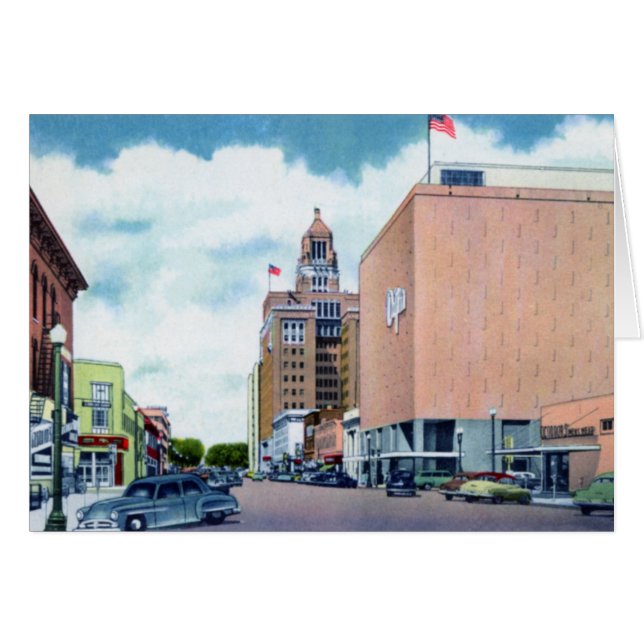 Rochester Minnesota Broadway et en second lieu (Devant horizontal)