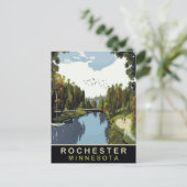 Rochester, Minnesota, Park, Reizen Briefkaart (Staand voorkant)