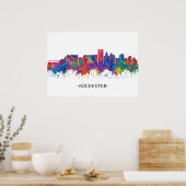 Rochester Minnesota Skyline Poster (Keuken)