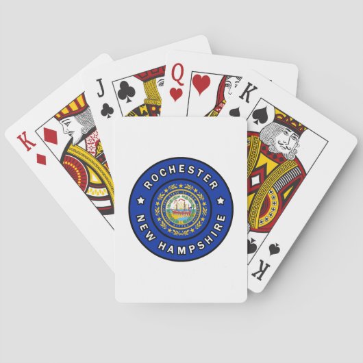 Rochester New Hampshire Pokerkaarten (Achterkant)