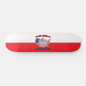 Rochester New York Polish Skateboard (Horizontaal)