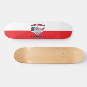 Rochester New York Polish Skateboard (Horizontaal)