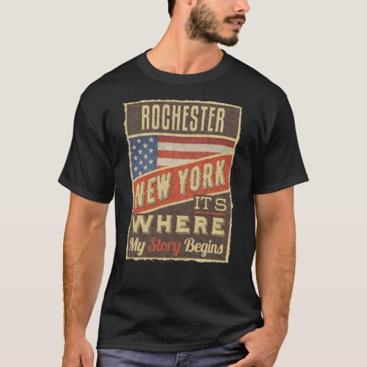Rochester New York T-shirt (Voorkant)