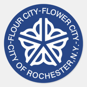 Rochester, New York, Verenigde Staten Ronde Sticker