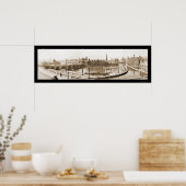 Rochester, NY River Foto 1914 Poster (Keuken)