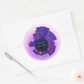 Rochester, NY Ronde Sticker (Envelop)