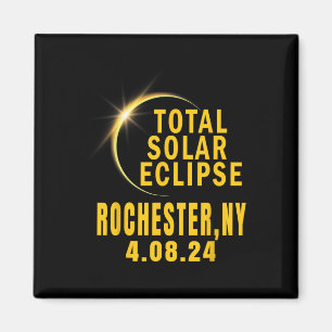 Rochester Ny Solar Eclipse 2024 Totaal Solar Eclip Magneet