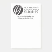 Rochester Oratorio Society Sticky Notes * (Voorkant)