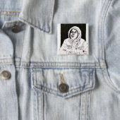 ROCIOOOO VIERKANTE BUTTON 5,1 CM (In situ)