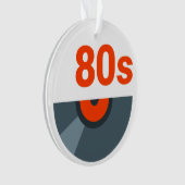 Rock 1980s Music Record Ornament (voorkant)