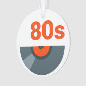 Rock 1980s Music Record Ornament (voorkant)