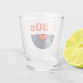 Rock 1980s Music Record Shot Glas (Achterkant)