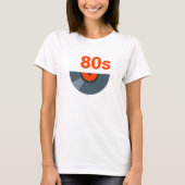 Rock 1980s Music Record T-shirt (Voorkant)