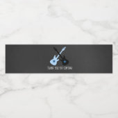 Rock a Bye Baby Boy Douche eau bouteille Étiquette (Étiquettes simples)