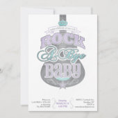 *Rock A Bye* Baby shower Invitation Kaart (Voorkant)