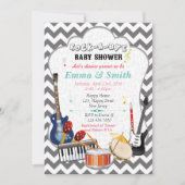 Rock-A-Bye Baby shower Uitnodiging (Voorkant)