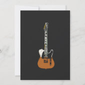 Rock a Bye Guitar Rock Star Baby shower Invitation (Dos)