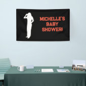 Rock a Bye Rock Star Guitare Baby shower bannière (Salon professionnel)