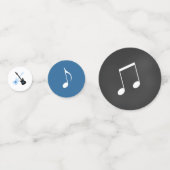 Rock a Bye Rockstar Baby shower Confetti (Derrière)