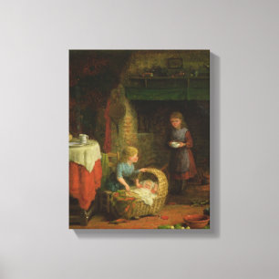 Rock-a-Dag Baby Canvas Afdruk