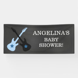 Rock a Dag Rock Rock Star Guitar Baby shower Spandoek