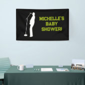 Rock a Dag Rock Star Guitar Baby shower Banner (Beurs)