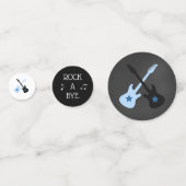 Rock a Dag Rockstar Baby shower Confetti (Voorkanten)