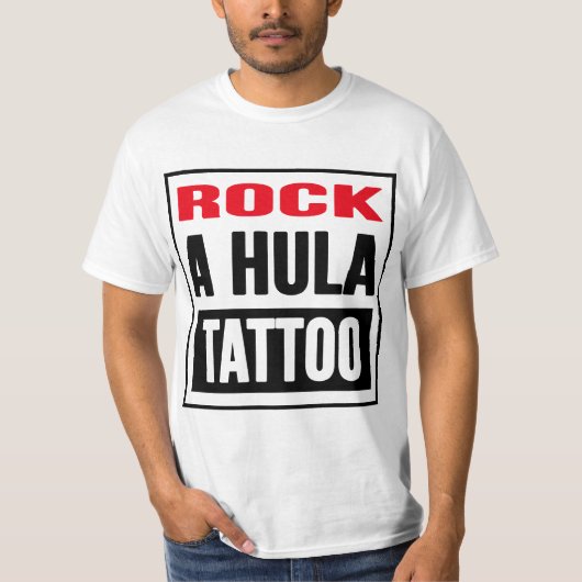 Rock a Hula Tattoo T-shirt (Voorkant)