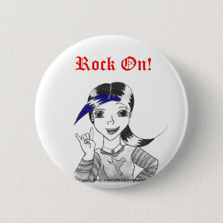 Rock aan. ronde button 5,7 cm