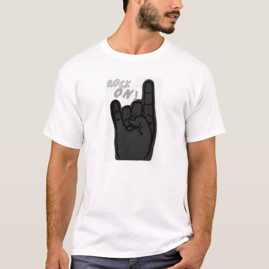Rock aan. t-shirt (Voorkant)