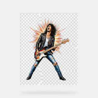 Rock acrylic sign acryl bord