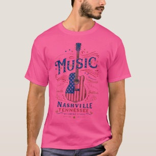 Rock Amerikaanse Vlag Patriottische Usa Muziek Nas T-shirt