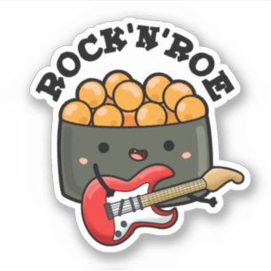 Rock and Roe Grappige Sushi Pun Sticker