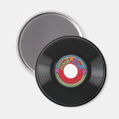 Rock and Roll 45 rpm Record Magneet (Voorkant / Achterkant)
