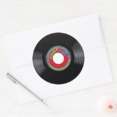 Rock and Roll 45 rpm Record Sticker (Envelop)