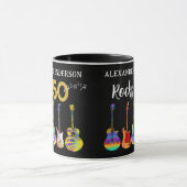 Rock and Roll 50e verjaardag gitaren Mok (Midden)