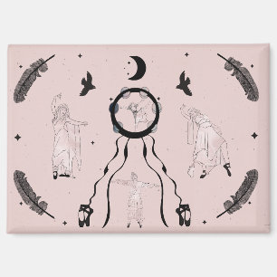 Rock and Roll Ballerina II Magneet