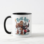 Rock and roll Big Foot en Panda Jam sessie Mok (Links)