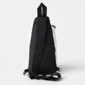 Rock and roll Big Foot en Panda Jam sessie Sling Bag (Achterkant)