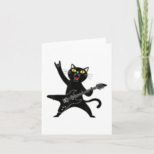 Rock and Roll Black Cat spelen gitaar _1 Kaart