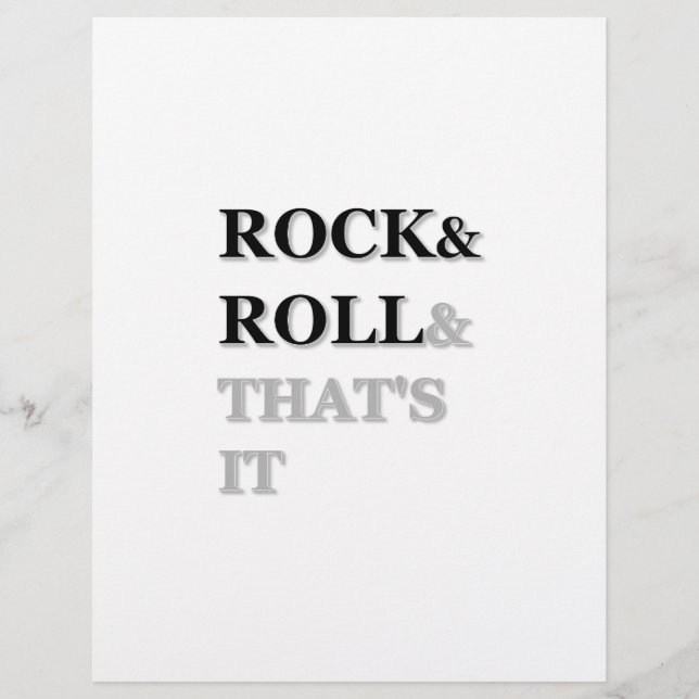 Rock and Roll En Dat Is Het (Voorkant)