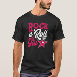 Rock and Roll Girl Guitar Player Guitarist Rock Mu T-shirt