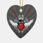 Rock and Roll Guitars ornament (Links)